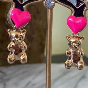 Betsy Johnson Bear Earrings